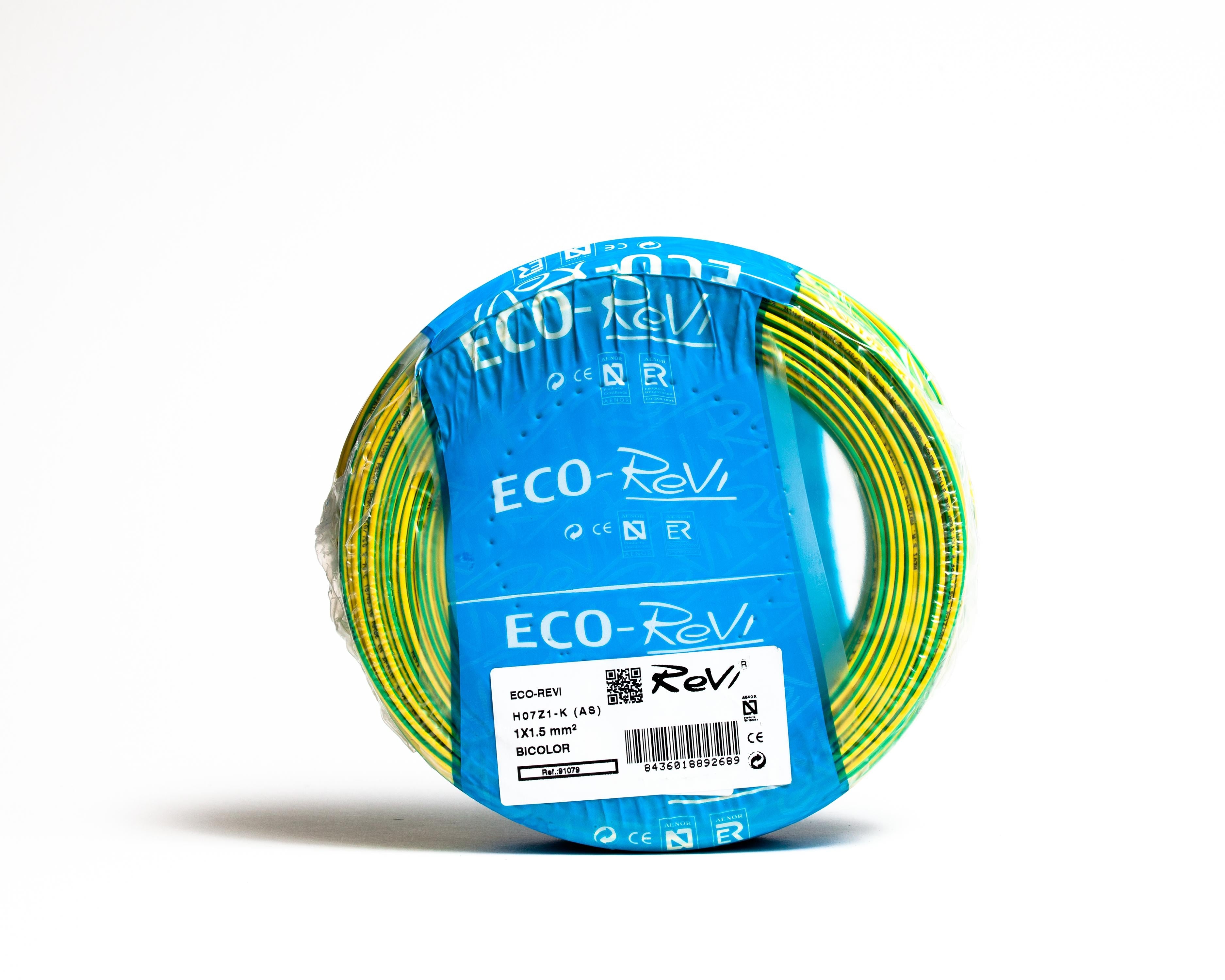 Cable Libre de Halogenos Flexible H07Z1-K (AS) 1,5mm 50m