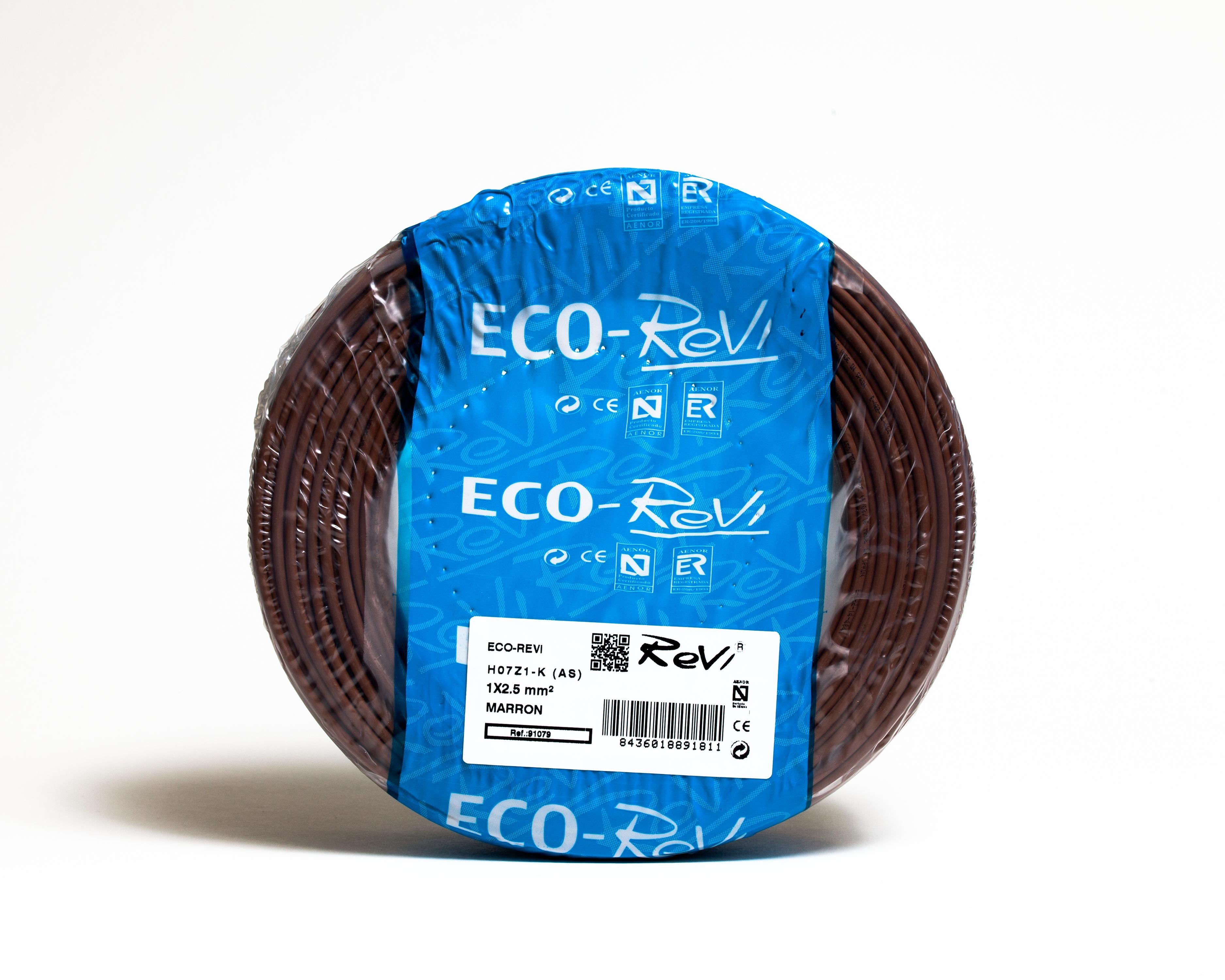 Cable Libre de Halogenos Flexible H07Z1-K (AS) 2,5mm 25m