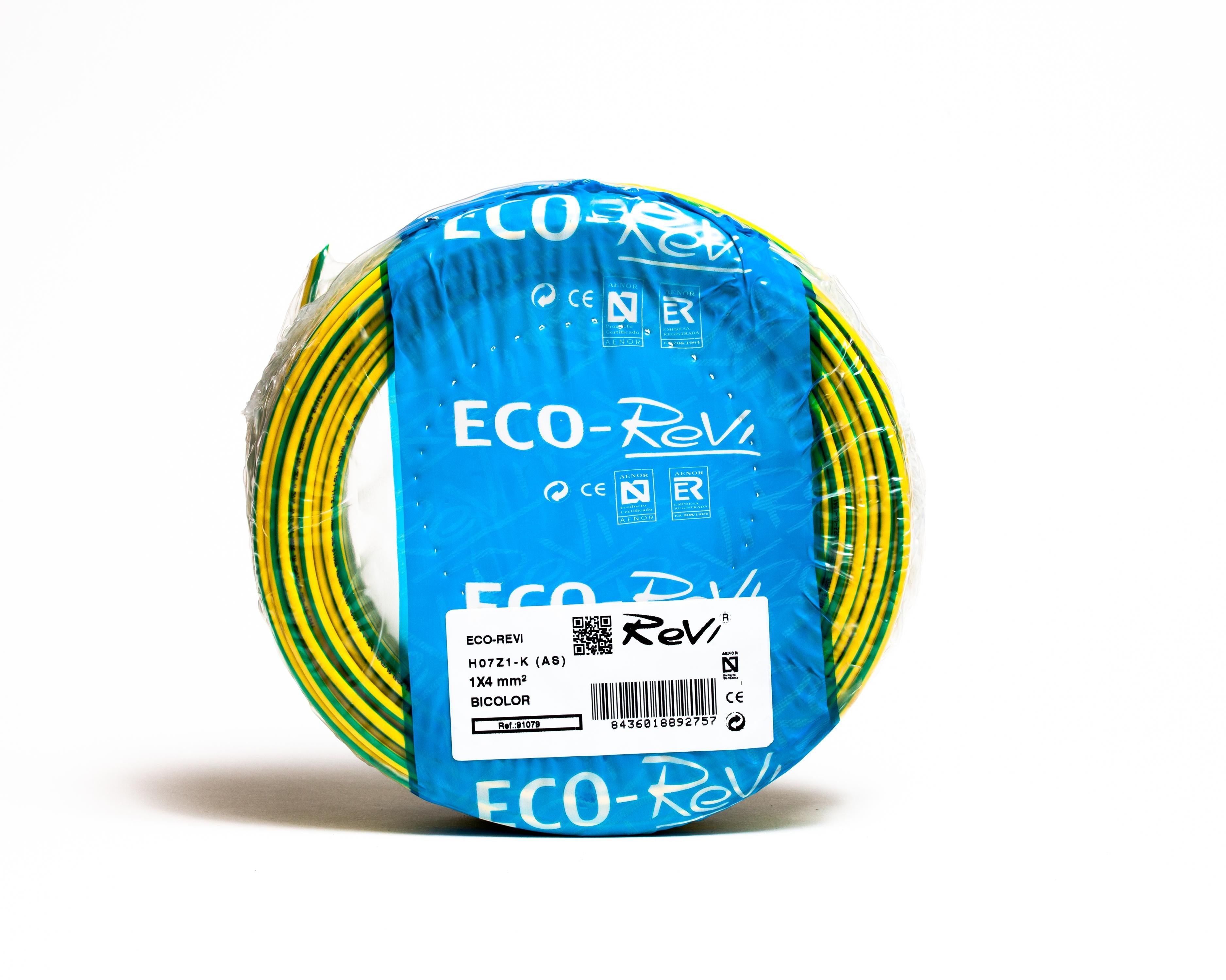 Cable Libre de Halogenos Flexible H07Z1-K (AS) 4mm 100m