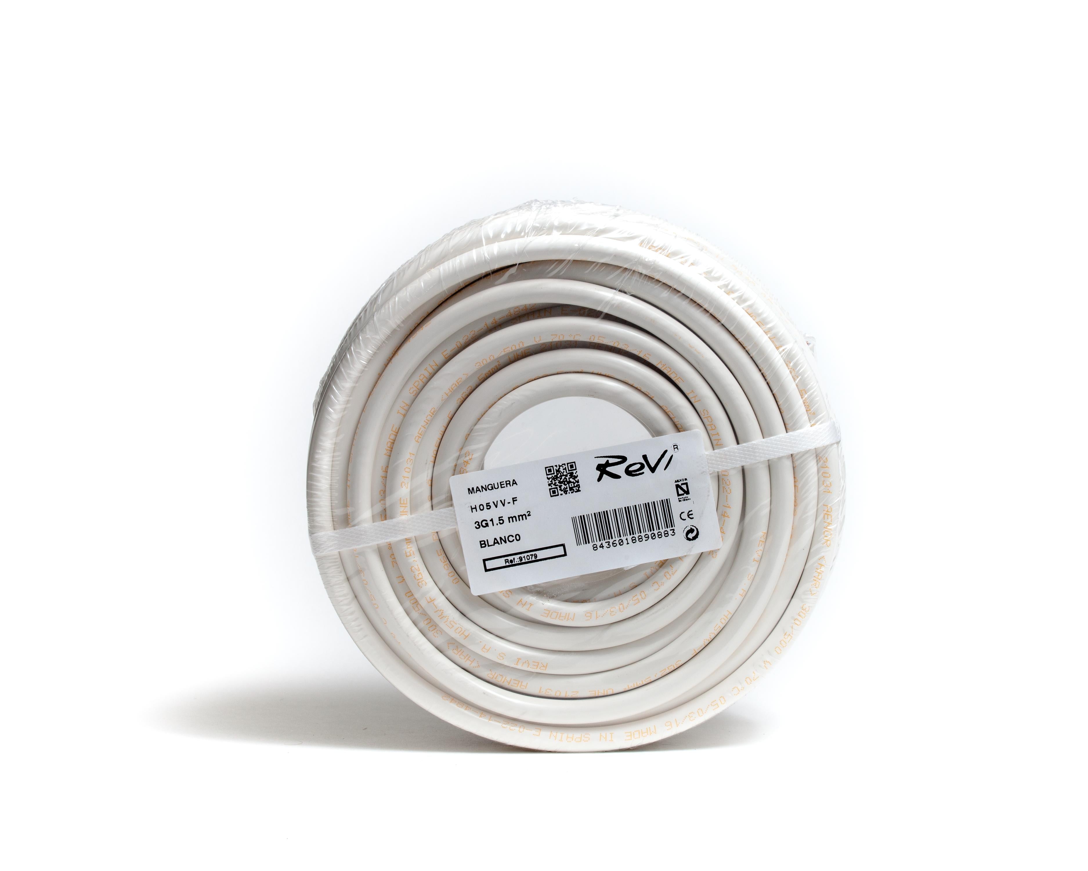 Cable H05VV-F Manguera 3x1,5mm 100m